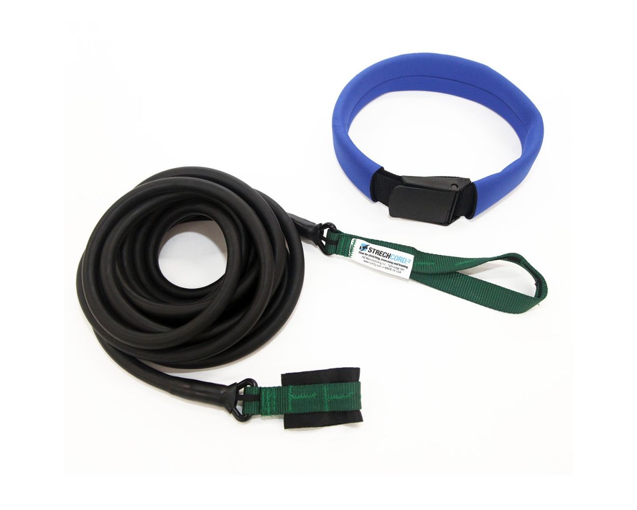 STRECHCORDZ® Safety Long Belt Green 	3.6-10.8 KG 8-24 bs