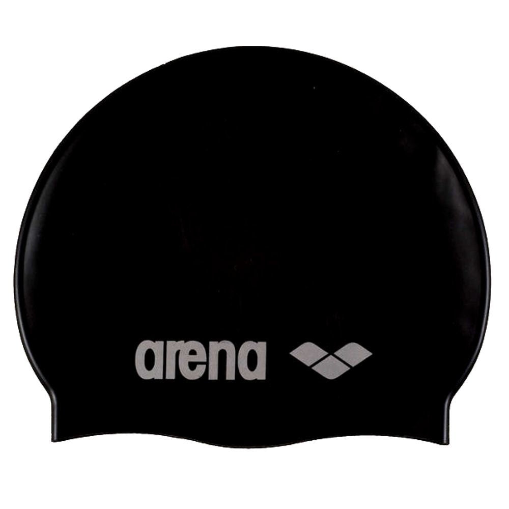 Arena swimcap Jr  Classic Silicone Black