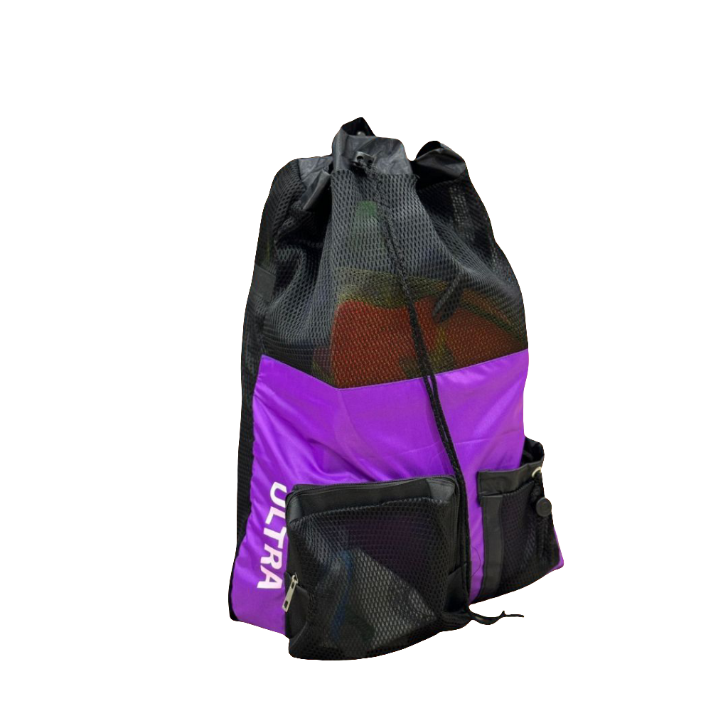 Ultra Swimming Backpack Mesh Bag Purple