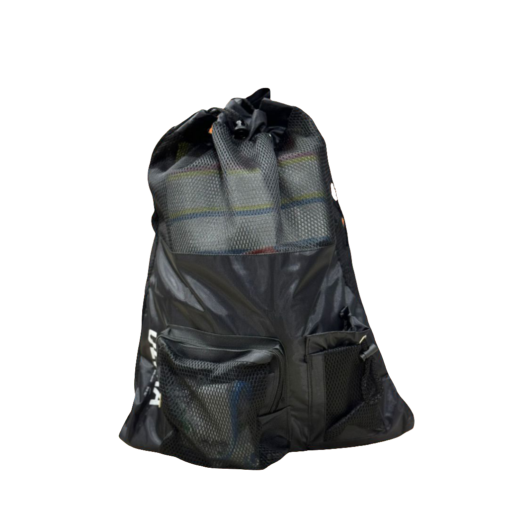 Ultra Swimming Backpack Mesh Bag Black