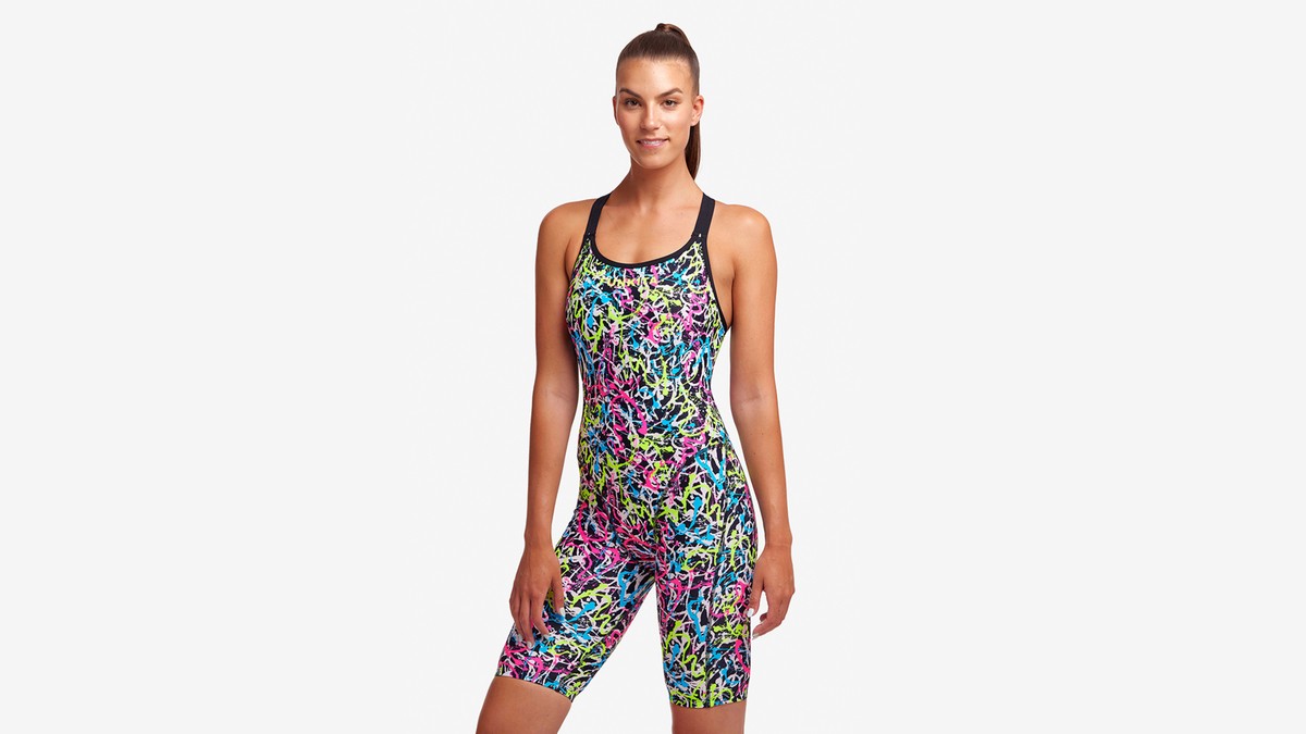 Funkita Girl's Fast Legs One Piece Messed Up