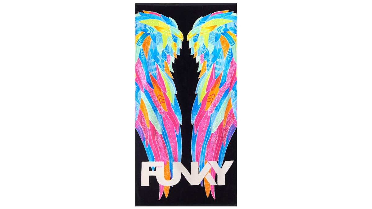 Funky-Trunks COTTON LARGE TOWEL - Icarus Ink