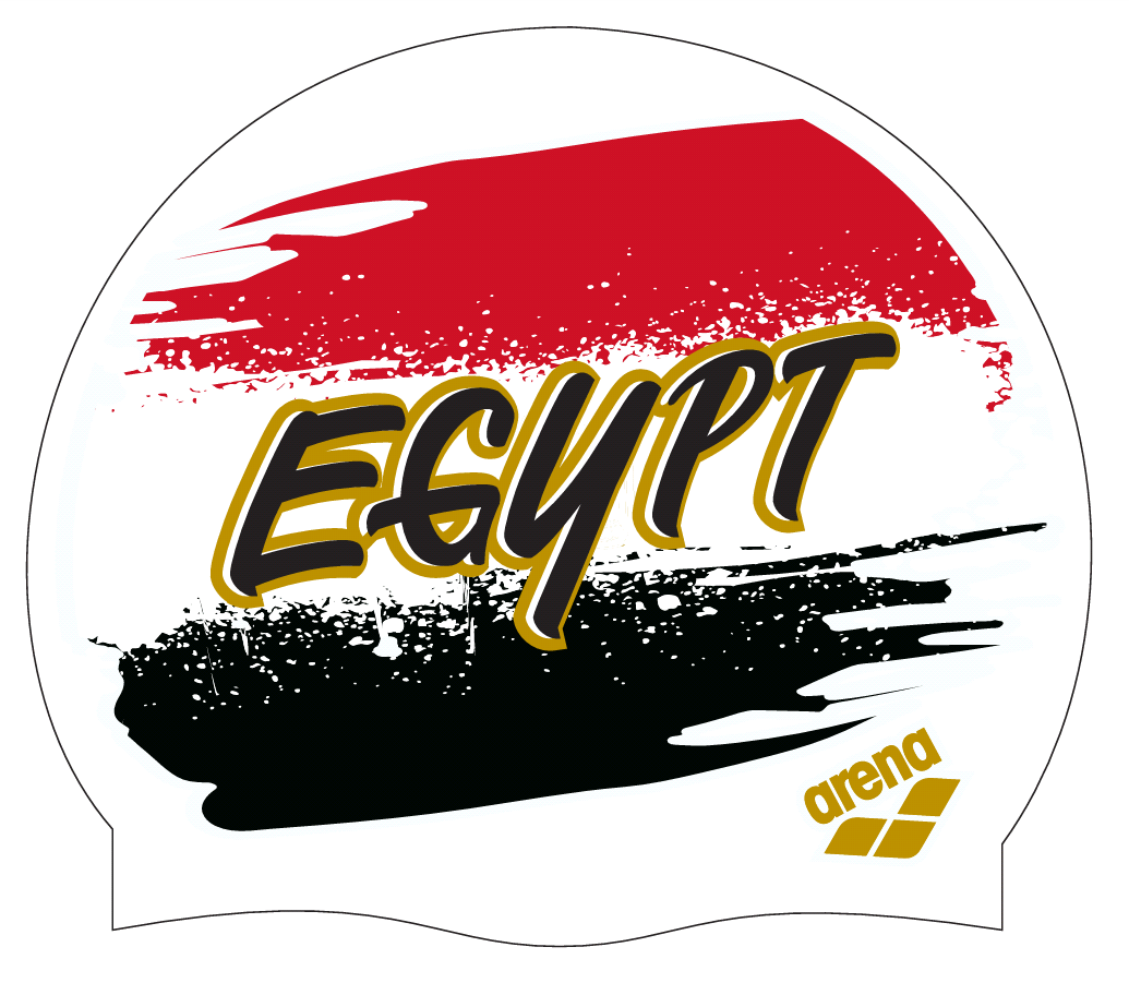Arena Egypt Flag swimming cap