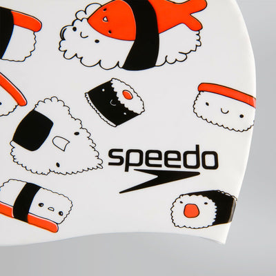 Speedo Junior Slogan Cap Sushi