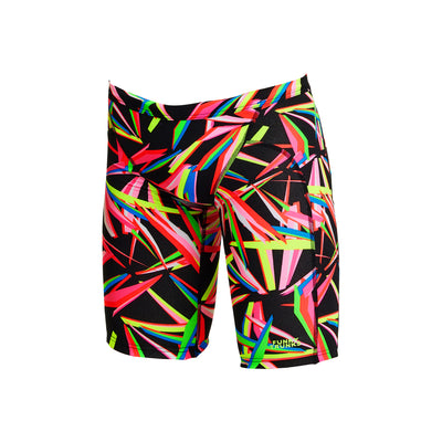 Funky Trunks Boy's  Training Jammers   Black Blades