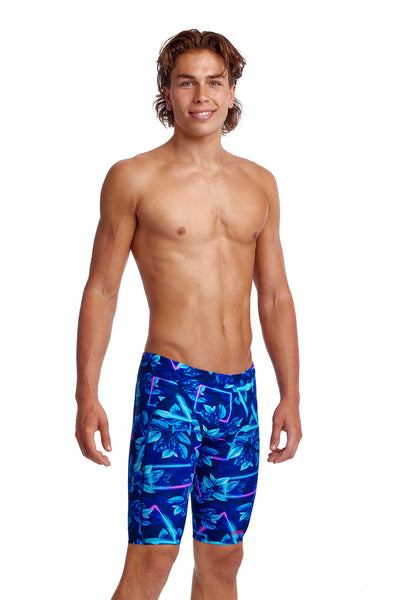 Funky Trunks Men's Training Jammers Leaf Laser