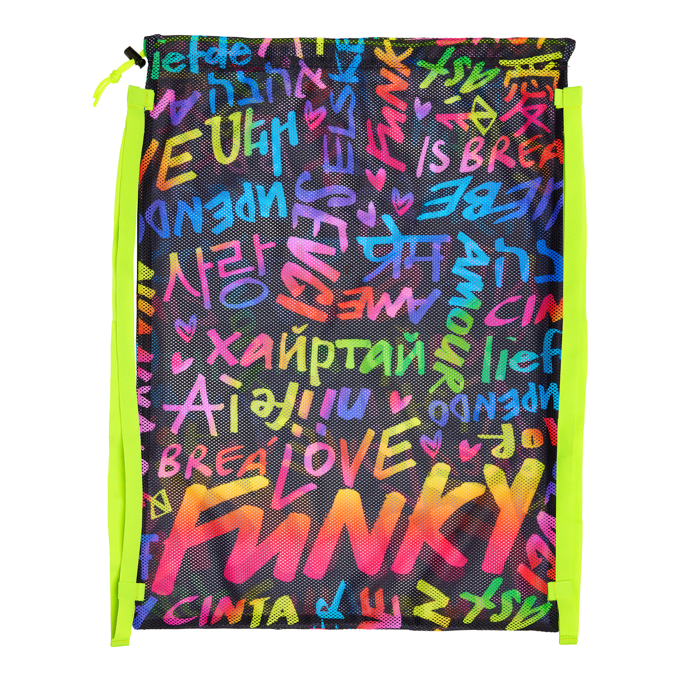 Funky Trunks Mesh Gear Bag Love Funky