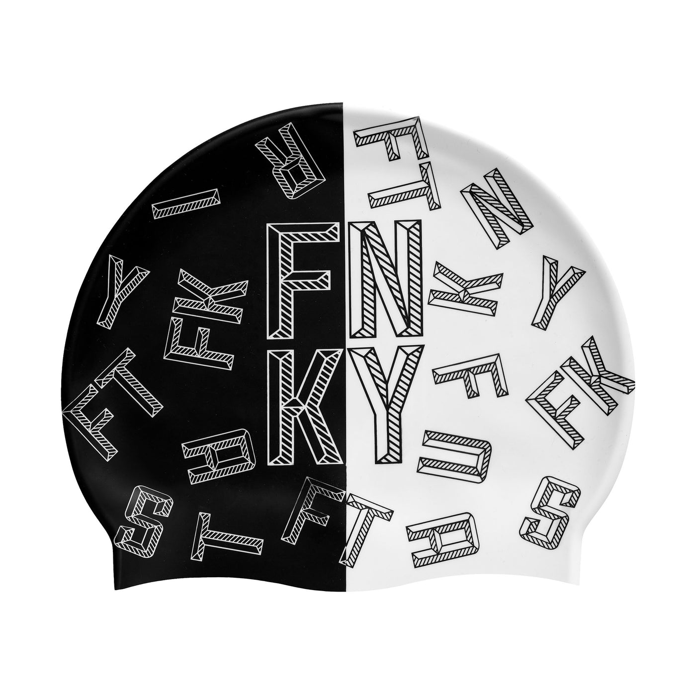 FUNKY TRUNKS SILICONE SWIMMING CAP - FNKY